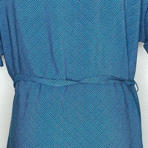 Pixley Martin Tie Waist Geometric Print Tunic Top Size XL - Picture 9 of 16